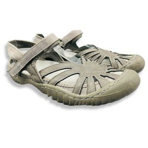 JSport Jambu Walking Strap Shoe Sandal Slip On Gray Size 7 Women Comfort